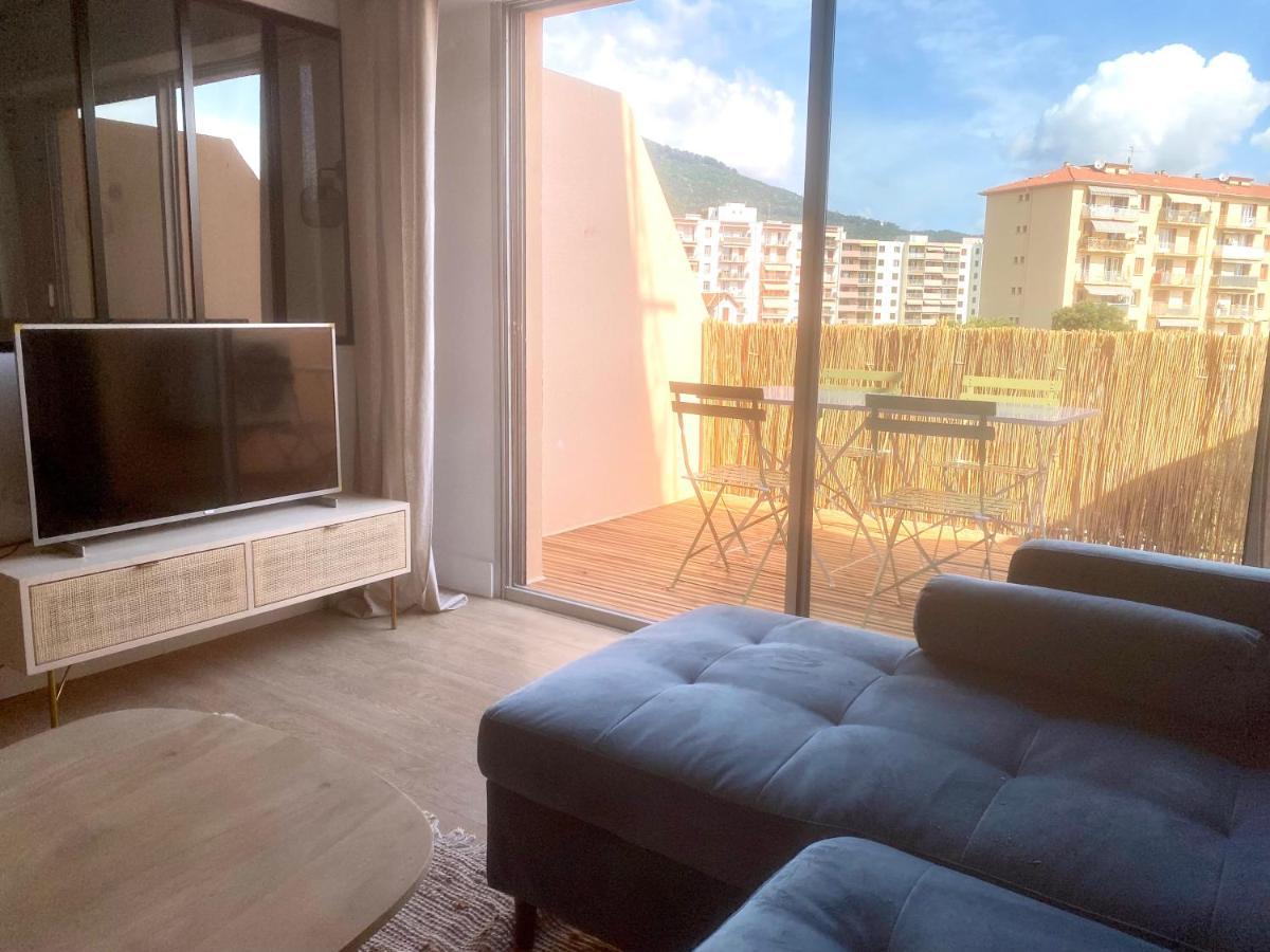 Superbe T2 Equipe Proche Centre Ville Ajaccio Avec Parking Ngoại thất bức ảnh